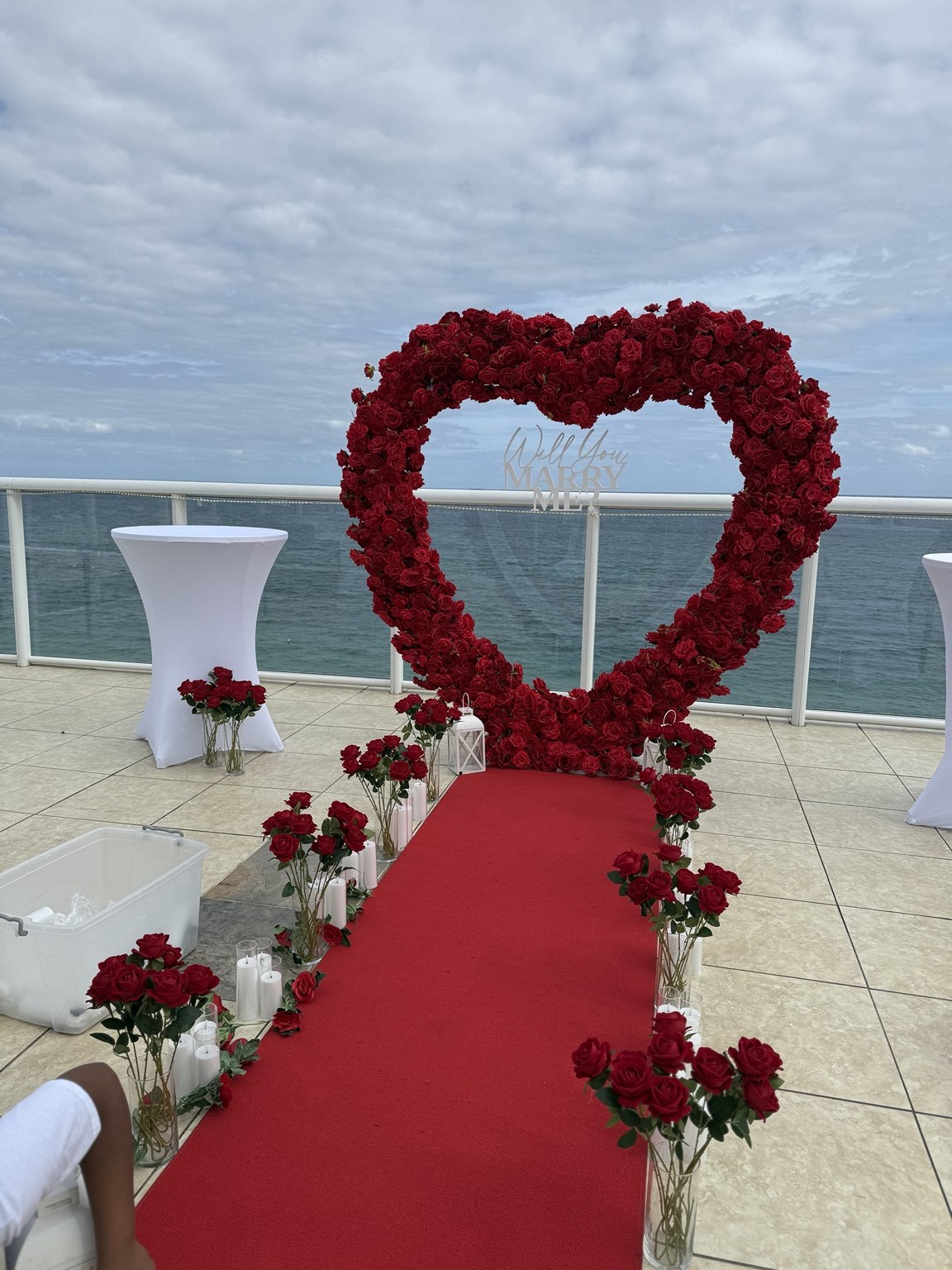 A romantic oceanfront surprise