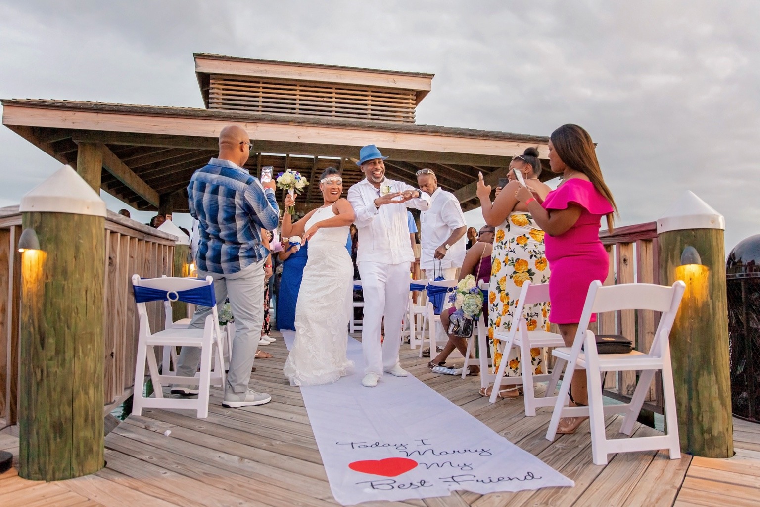 Before we helped create your special moments, we celebrated one of our own. A little aisle, a lot of love.